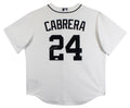 Tigers Miguel Cabrera Authentic Signed White Nike Jersey Autographed JSA