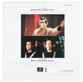 Spies Like Us (3) McCartney, Chase & Aykroyd Signed 45 RPM Album Cover BAS LOA