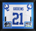 D.J. Giddens Authentic Signed White Pro Style Framed Jersey BAS Witnessed