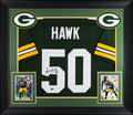 A.J. Hawk Authentic Signed Green Pro Style Framed Jersey BAS Witnessed