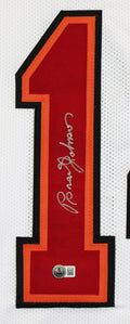Brad Johnson Authentic Signed White Pro Style Jersey Autographed BAS Witnessed