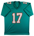 Jaylen Waddle Authentic Signed Teal Pro Style Jersey Autographed JSA