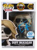 Duff McKagan Guns N' Roses Signed #403 Funko Pop Vinyl Figure w/ Blue Sig BAS