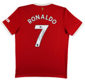Manchester United Cristiano Ronaldo Signed Red Adidas Framed Jersey BAS #AB65115