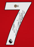 Manchester United Cristiano Ronaldo Signed Red Adidas Framed Jersey BAS #AB65115