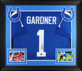 Ahmad "Sauce" Gardner Signed Blue Pro Style Framed Jersey BAS Witnessed