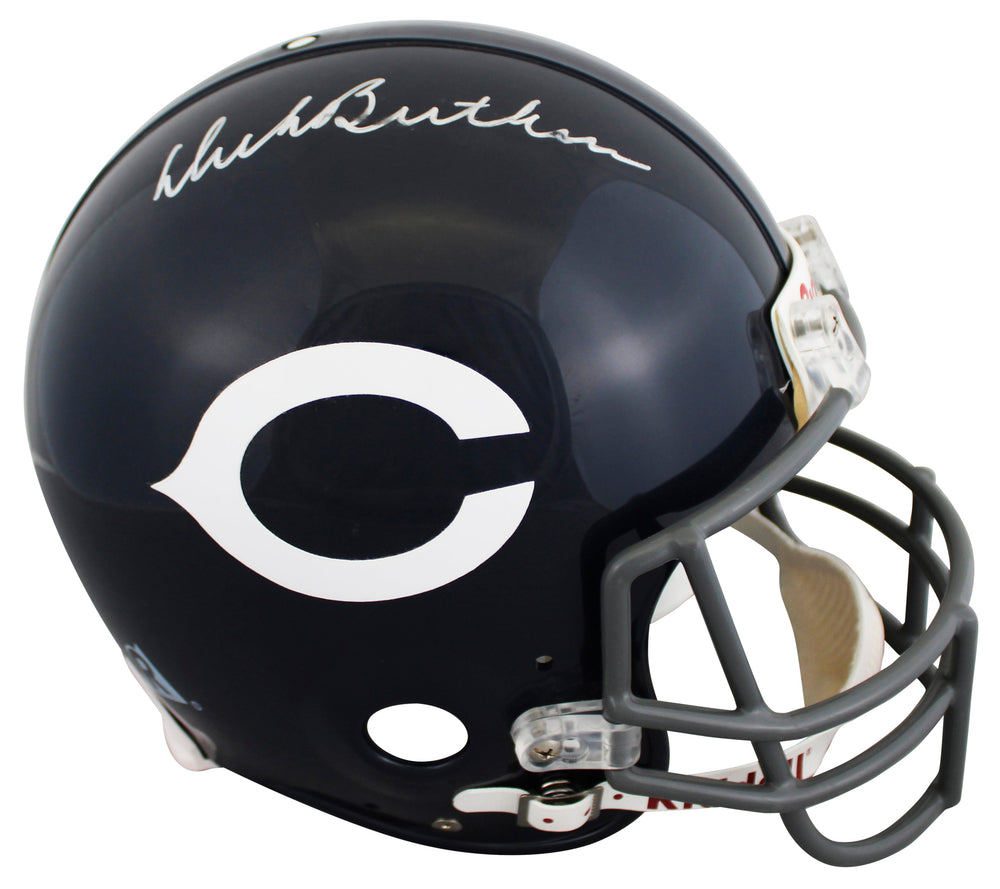 Bears Dick Butkus Signed Navy Throwback Proline Full Size Helmet BAS #BW89086