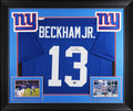Odell Beckham Jr. Authentic Signed Blue Pro Style Framed Jersey BAS Witnessed