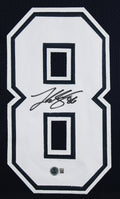 Luke Schoonmaker Authentic Signed Navy Pro Style Framed Jersey BAS Witnessed