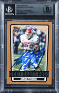 Vikings Adrian Peterson Signed 2007 Topps DPP #135 Rookie Card BAS Slabbed