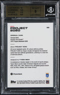 Royals George Brett Signed 2020 Topps Project 2020 #55 Card 9.5 Auto 9! BAS Slab
