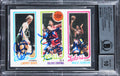 Bird, Erving & Magic Signed 1980 Topps Rookie Card Autos Graded 10! BAS Slab 1