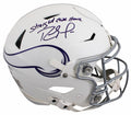 Vikings Randy Moss Signed 2024 On-Field Alt Speed Flex Full Size Helmet BAS Wit