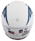 Patriots Randy Moss "SCH" Signed Rivalries Speed Flex Full Size Helmet BAS Wit