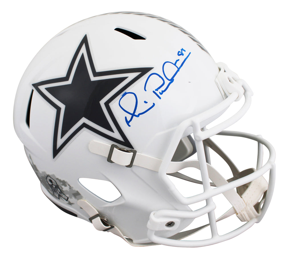 Cowboys Michael Irvin Signed STS III Full Size Speed Rep Helmet BAS W #4W644929