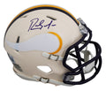 Vikings Randy Moss Authentic Signed Retro Speed Mini Helmet BAS Witnessed
