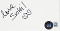 Soleil Moon Frye Punky Brewster Signed & Framed 3x5 Index Card BAS #BL98076