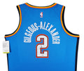 Thunder Shai Gilgeous-Alexander Signed Blue Nike Icon Ed. Jersey JSA #CL47587
