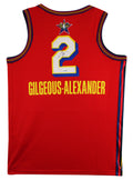 Shai Gilgeous-Alexander Signed Red ASG Nike Jordan Swingman Jersey JSA #CK50631