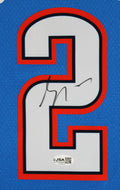 Thunder Shai Gilgeous-Alexander Signed Blue Nike Icon Finals Edition Jersey JSA
