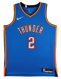 Thunder Shai Gilgeous-Alexander Signed Blue Nike Icon Finals Edition Jersey JSA