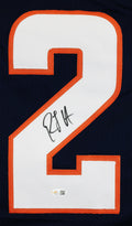 R.J. Harvey Authentic Signed Navy Procut Style Jersey Autographed JSA Witness