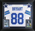 Dez Bryant Authentic Signed White Pro Style Framed Jersey BAS Witnessed