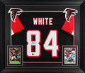 Roddy White Authentic Signed Black Pro Style Framed Jersey BAS Witnessed 2