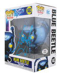 Xolo Mariduena Signed Blue Beetle #1403 Funko Pop Vinyl Figure PSA/DNA #BN36431