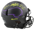 Adrian Peterson "3x Insc" Signed Eclipse Proline F/S Speed Helmet  W/ Case BAS W