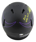 Adrian Peterson "3x Insc" Signed Eclipse Proline F/S Speed Helmet  W/ Case BAS W