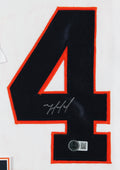 Yordan Alvarez Authentic Signed White Pro Style Framed Jersey BAS Witnessed