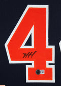 Yordan Alvarez Authentic Signed Navy Blue Pro Style Framed Jersey BAS Witnessed