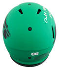 Jets Darelle Revis "2x Insc" Signed Rave F/S Speed Proline Helmet W/ Case BAS W