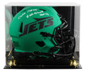 Jets Darelle Revis "2x Insc" Signed Rave F/S Speed Proline Helmet W/ Case BAS W