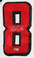 Roddy White Authentic Signed White Pro Style Framed Jersey BAS Witnessed