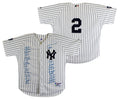2000 Yankees (29) Torre, Jeter, Rivera Signed Pinstripe Jersey LE #29/126 JSA
