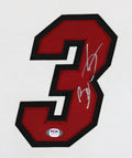 Heat Dwyane Wade Authentic Signed White Reebok Authentic Jersey PSA/DNA #AH77326