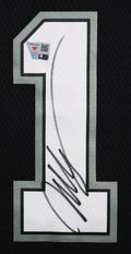Spurs Victor Wembanyama Signed Black Nike Framed Jersey Fanatics #ZL88422027