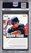 Aaron Judge Signed Panini Prizm DP #33 Silver RC Card 10! Auto 10! PSA/DNA Slab