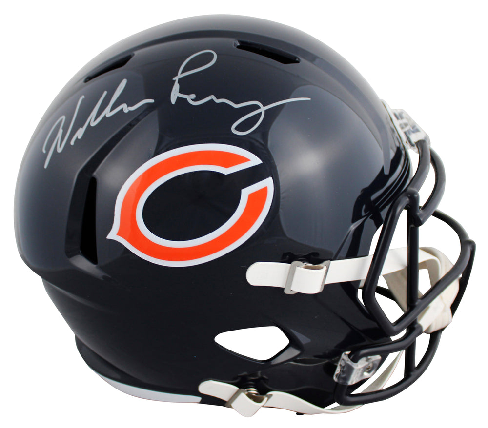 Bears William Perry Authentic Signed Full Size Speed Rep Helmet JSA Witness