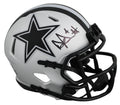 Cowboys Dak Prescott Authentic Signed Rave Speed Mini Helmet BAS Witnessed