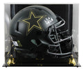 Cowboys Dak Prescott Signed STS IV Full Size Speed Rep Helmet W/ Case BAS Wit