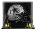 Cowboys Dak Prescott Signed Rave Speed Mini Helmet W/ Case BAS Witnessed
