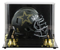 Cowboys Dak Prescott Signed STS IV Speed Mini Helmet W/ Case BAS Witnessed