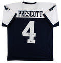 Dak Prescott Authentic Signed Navy Thanksgiving Pro Style Jersey BAS Witnessed