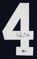 Dak Prescott Authentic Signed Navy Thanksgiving Pro Style Jersey BAS Witnessed