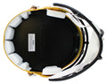 Steelers T.J. Watt Signed Yellow Full Size Speed Rep Helmet W/ Case BAS Witness