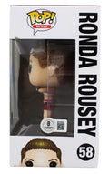 Ronda Rousey WWE Authentic Signed #58 Funko Pop Vinyl Figure BAS #BV45009