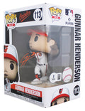 Orioles Gunnar Henderson Signed #113 Funko Pop Vinyl Figure BAS Witnessed